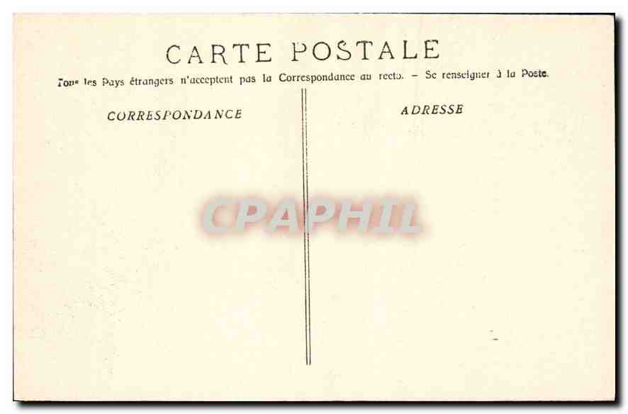 CPA Cannes AM Boulevard de la Croisette pris de l'Hotel de la Plage  — Verso
