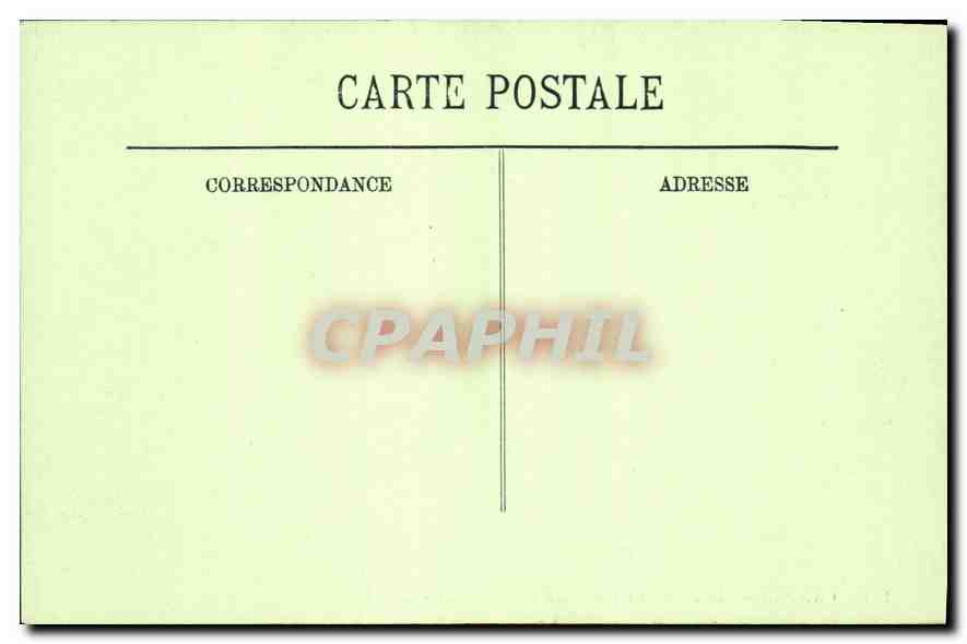 CPA Cannes Palmiers du Grand Hotel de la Californie  — Rückseite
