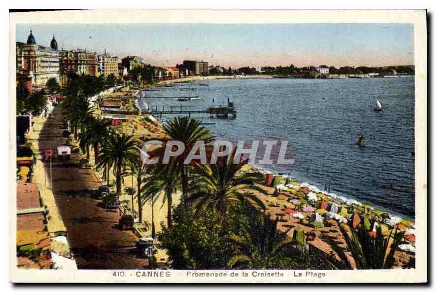 CPA Cannes Promenade de la Croisette 