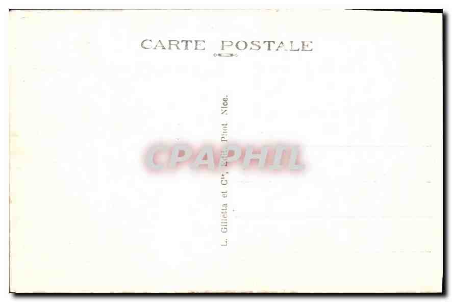 CPA Cannes Promenade de la Croisette  — Rückseite