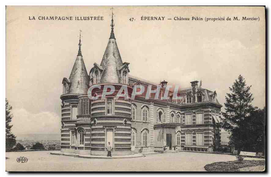 CPA Epernay Chateau Pekin 