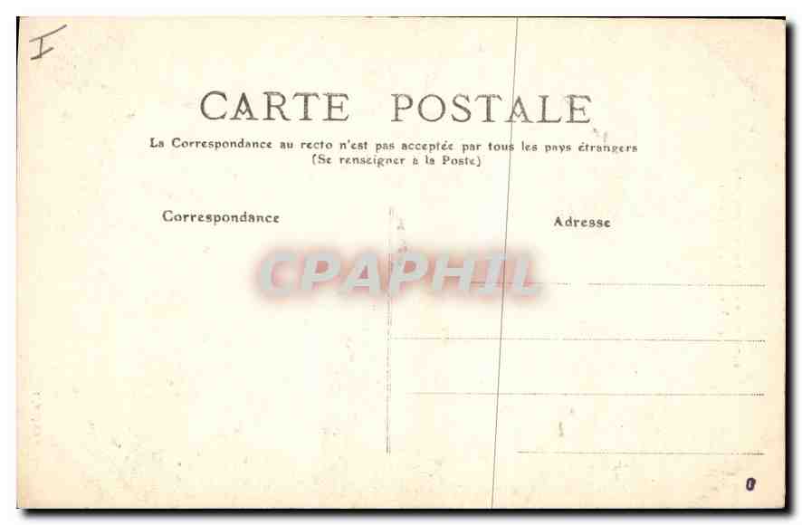 CPA Cantal Vic sur Cere Les Gorges du Pas de la Cere  — Back