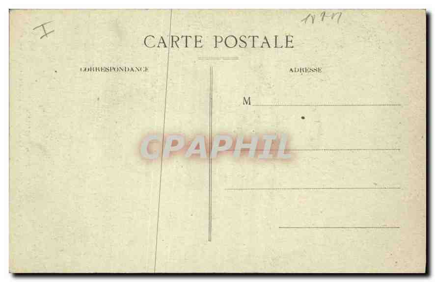 CPA Vic sur Cere Cascade de la Roucole sous la neige  — Back