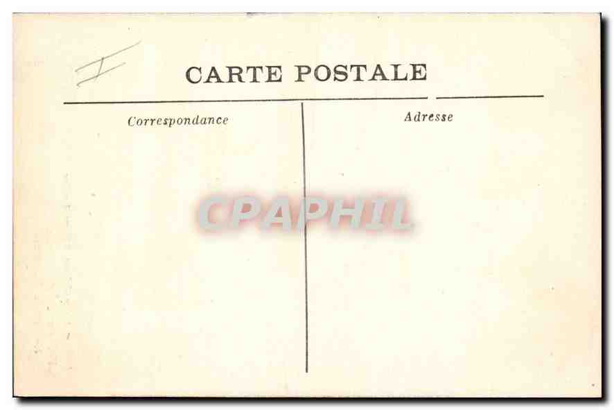 CPA Vic sur Cere Cantal Rocher de Maisonne  — Back