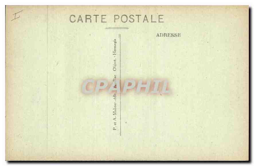CPA Le Cantal Pittoresque Route de St Flour a Chaudesaigues  — Rückseite