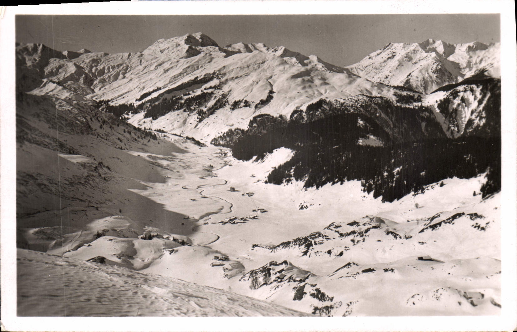 CPA Vallee de Roselend 1476 Vue de Cot de Frete 1875 