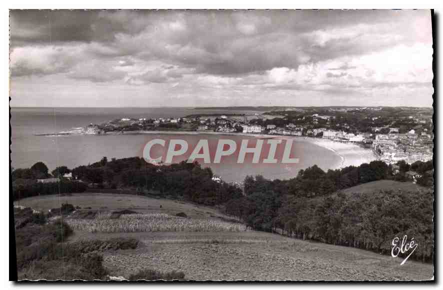 CPA Ciboure Basses Pyr La Baie de St Jean de Luz prise de la Tour de Bordagain 