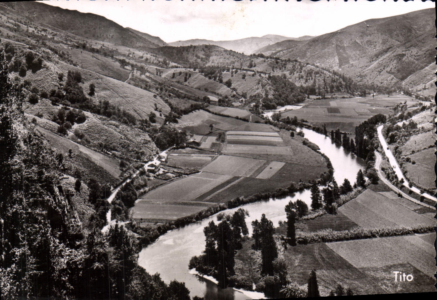 The Bidassoa Valley — view over Spain — Tito