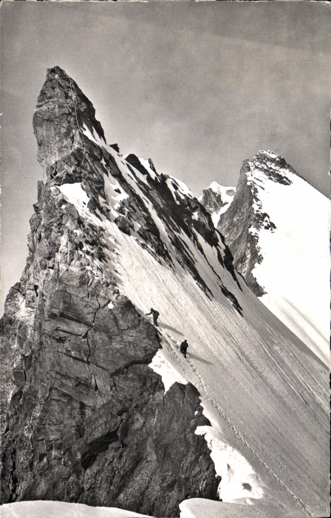 CPA Zermatt Grosser Gendarm am Obergabelhorn 