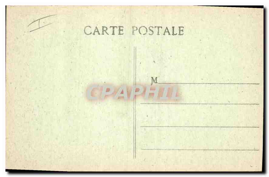 CPA Marseille La Caisse d'Epargne Place Estrangin  — Rückseite