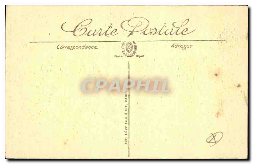 CPA Marseille Les Ascenseurs et Notre Dame de la Garde  — Rückseite