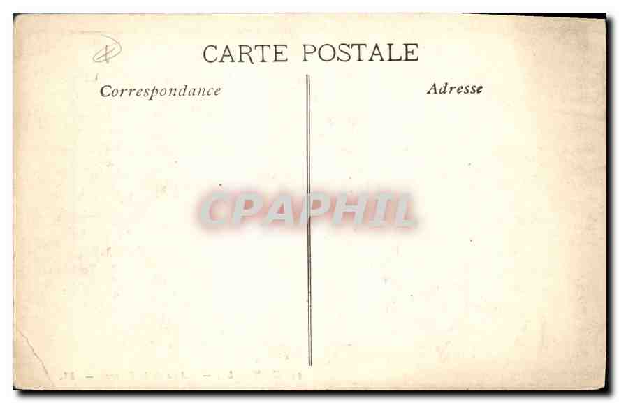 CPA Marseille Anse de la Reserve  — Rückseite