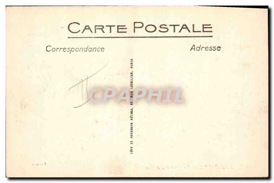 CPA Marseille Le Quai des Belges  — Rückseite