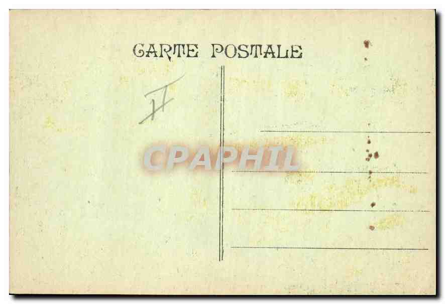 CPA Marseille Quai des Belges  — Verso