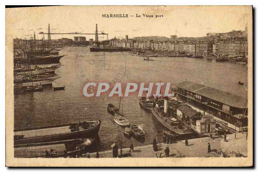 CPA Marseille le Vieux port 