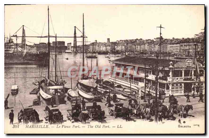 CPA Marseille Le Vieux Port 