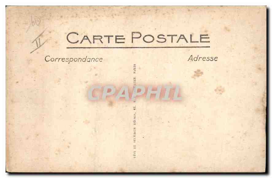 CPA Marseille Le Vieux Port  — Verso