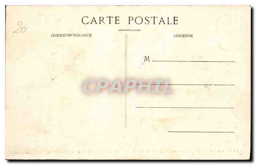 CPA Marseille Ascenseur et Collins de ND de la Garde  — Rückseite