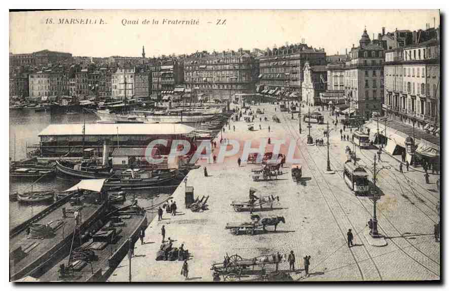CPA Marseille Quai de la Fraternite 