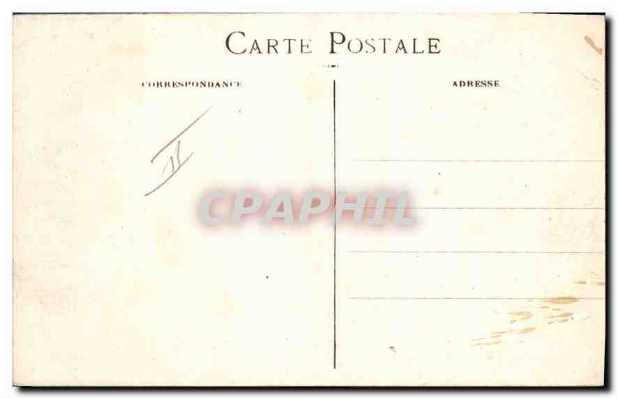 CPA Marseille Quai de la Fraternite  — Rückseite