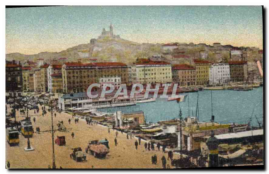 CPA Marseille Le Quai des Belges 