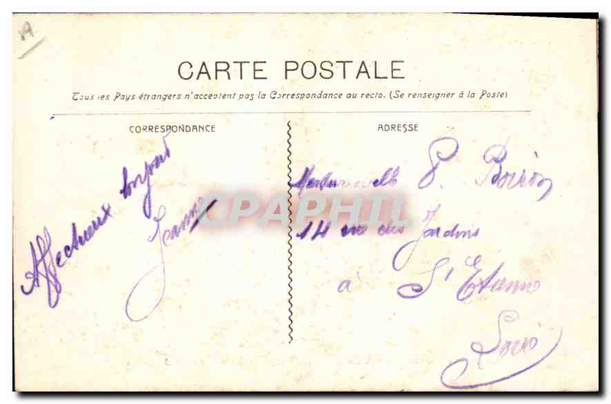 CPA Marseille Vue Generale des Bassins de la Joliette  — Rückseite