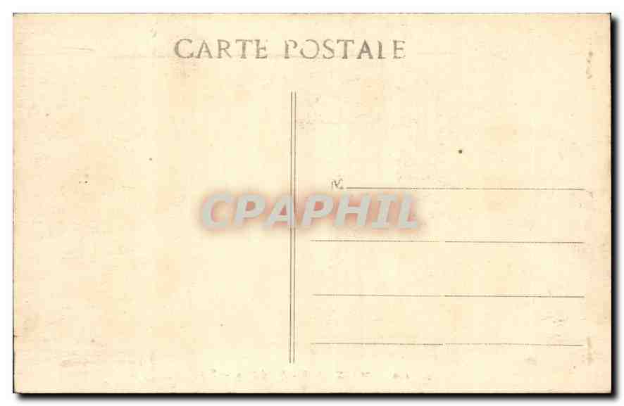 CPA Marseille Hotel Dieu  — Rückseite