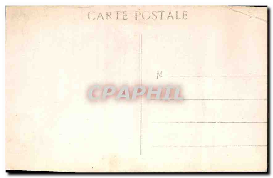 CPA Marseille L'Hotel Dieu  — Rückseite