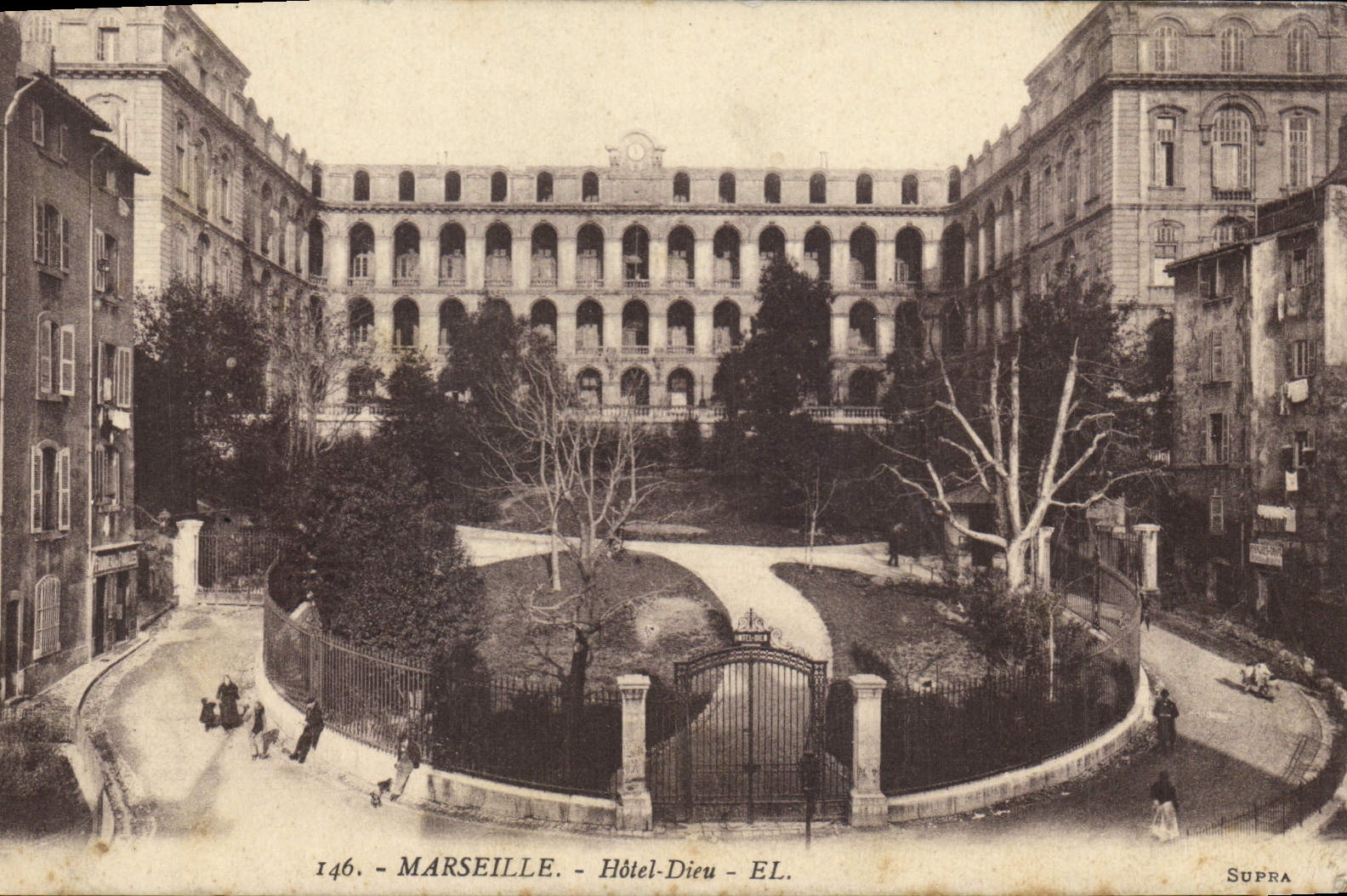 CPA Marseille Hotel Dieu 