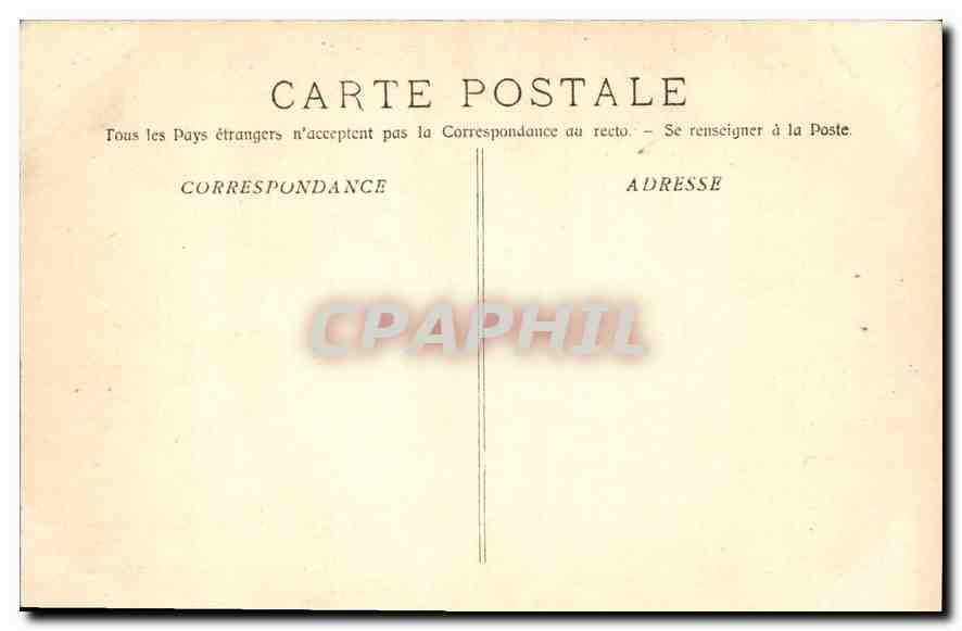 CPA Marseille La Bibliotheque  — Rückseite