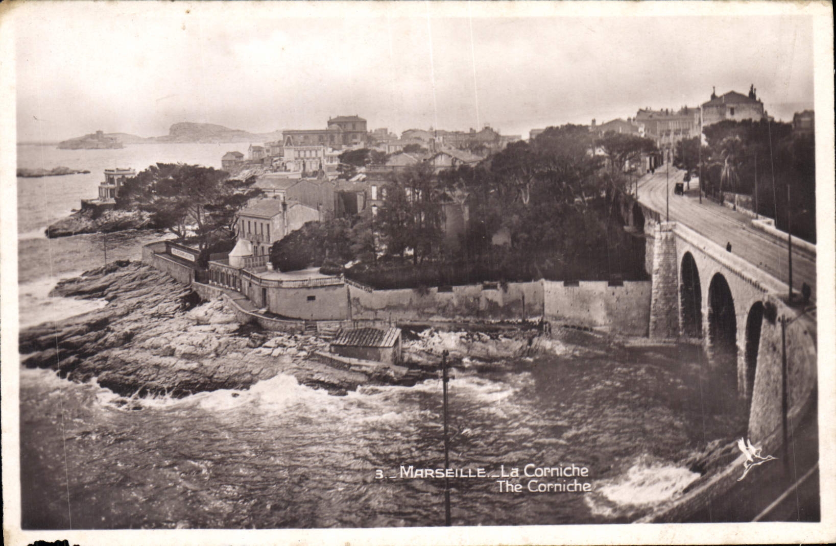 CPA Marseille La Corniche 