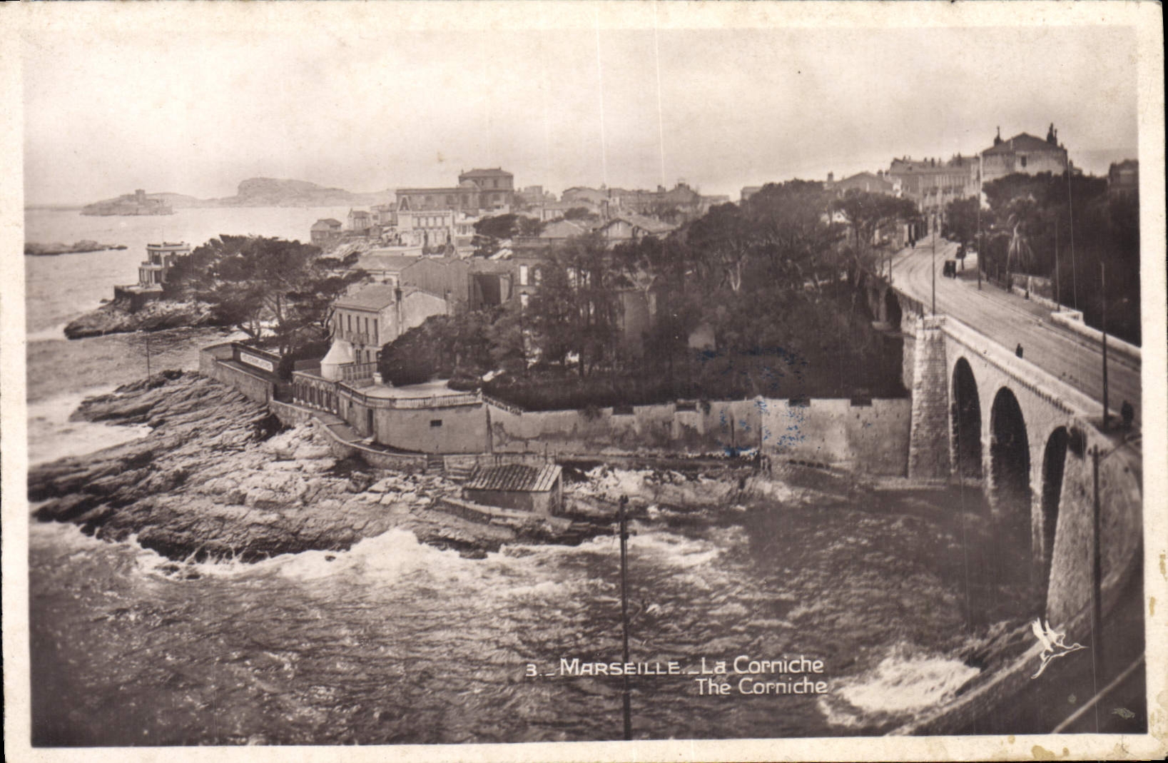 CPA Marseille La Corniche 