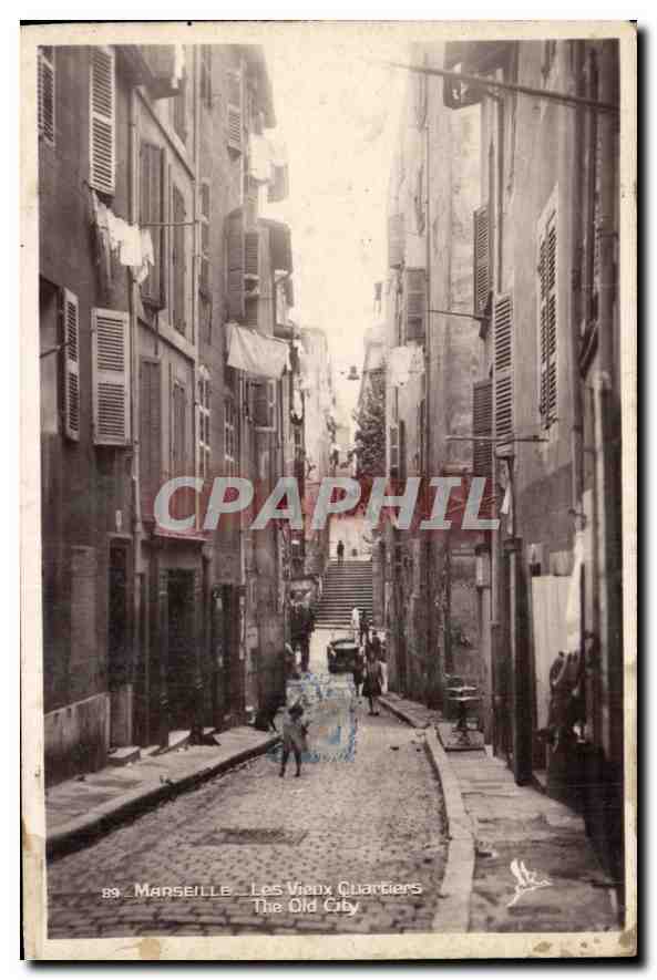 CPA Marseille Les Vieux Quartiers 