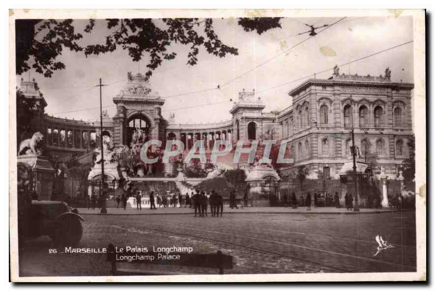 CPA Marseille Le Palais Longchamp 