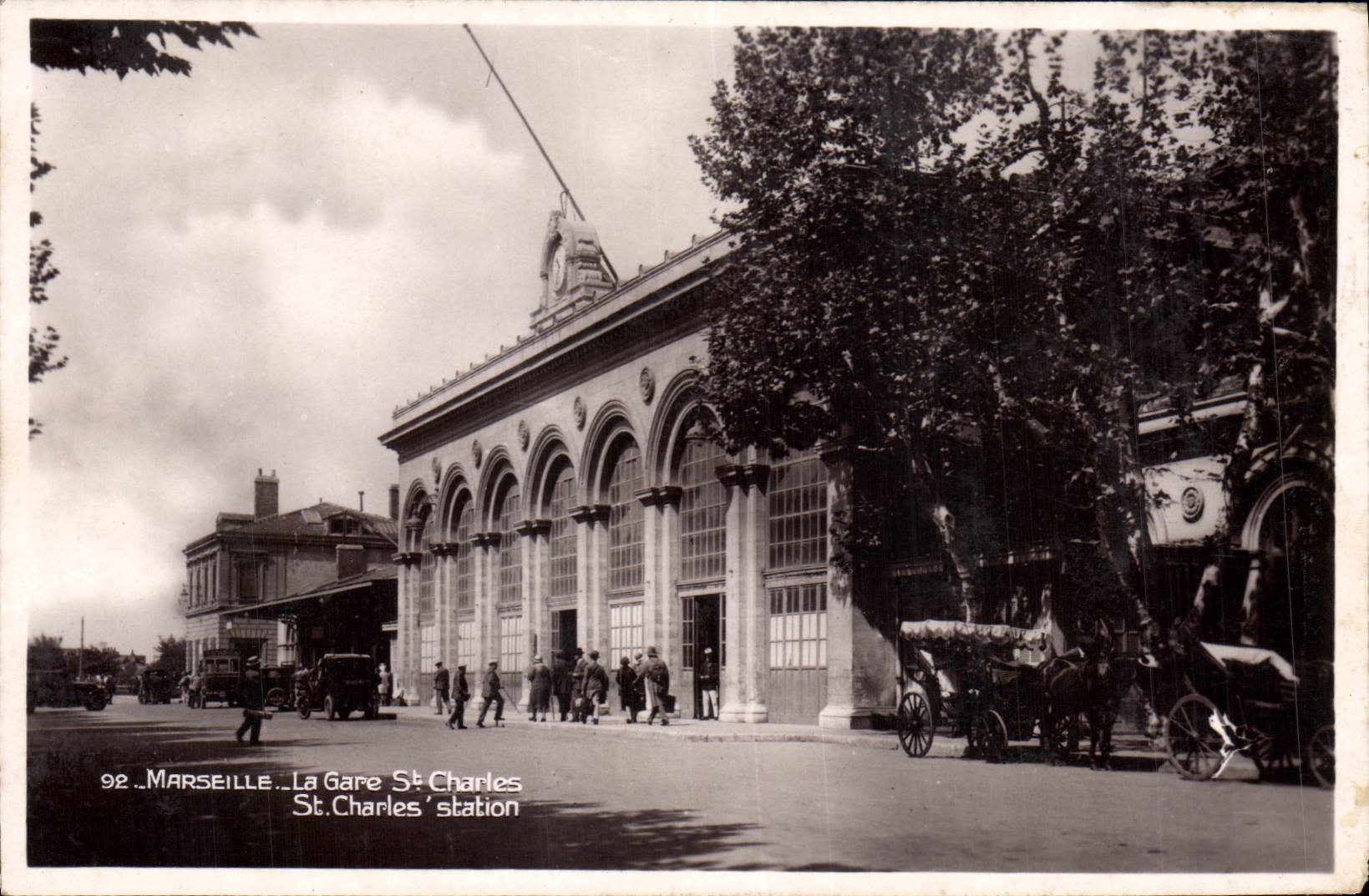 CPA Marseille La Gare St Charles 