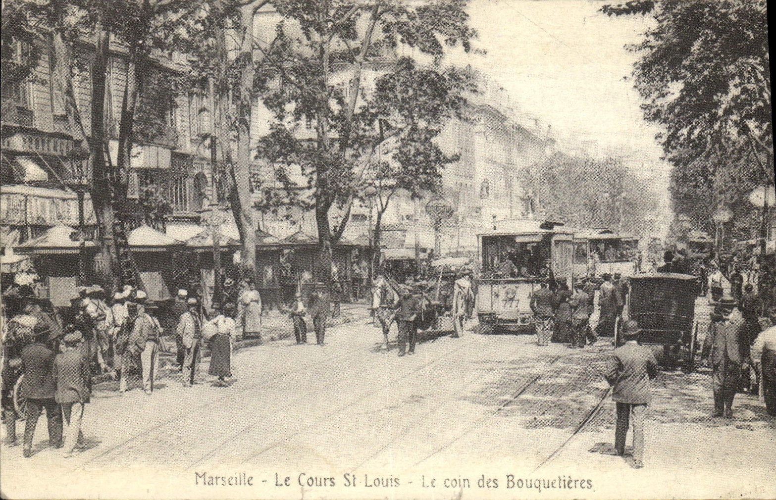 Marseille - Le Cours St Louis - Le coin des Bouquetières — éditeur euredis, n° 3517