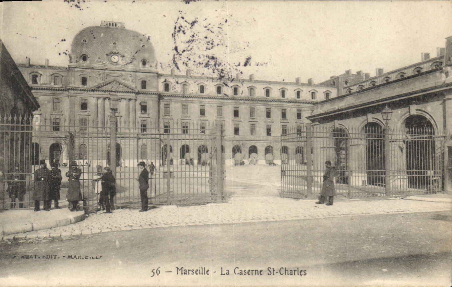 CPA Marseille La Caserne St Charles 