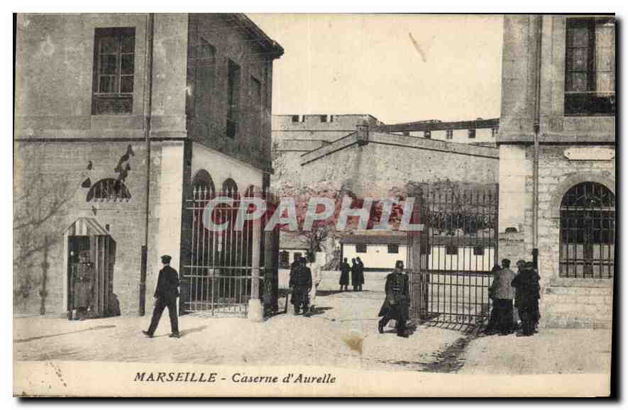 CPA Marseille Caserne d'Aurelle 