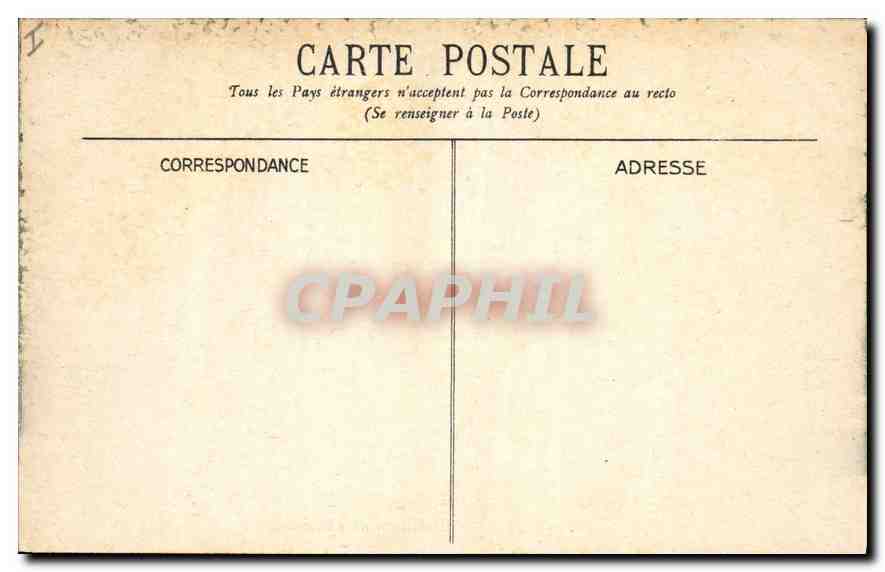 CPA Vichy Etablissement Thermal  — Verso