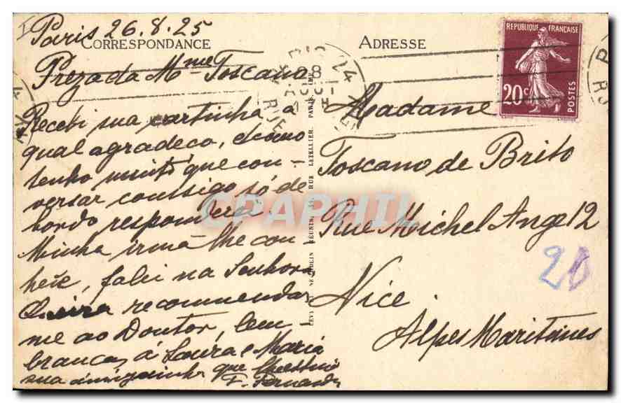 CPA Vichy Source Mesdames  — Rückseite