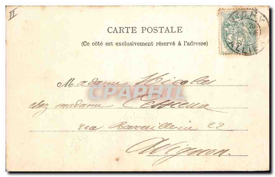 CPA Vichy Etablissement thermal  — Rückseite