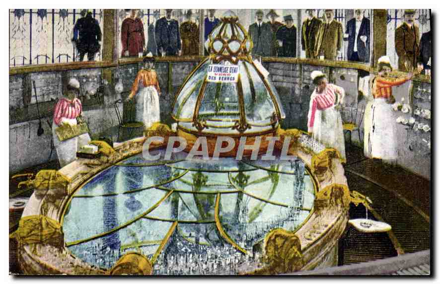 CPA Vichy Source de la Grande Grille 