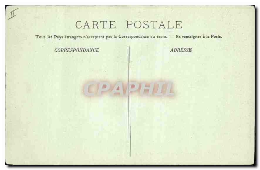CPA Vichy Sources et Grande Grille  — Verso