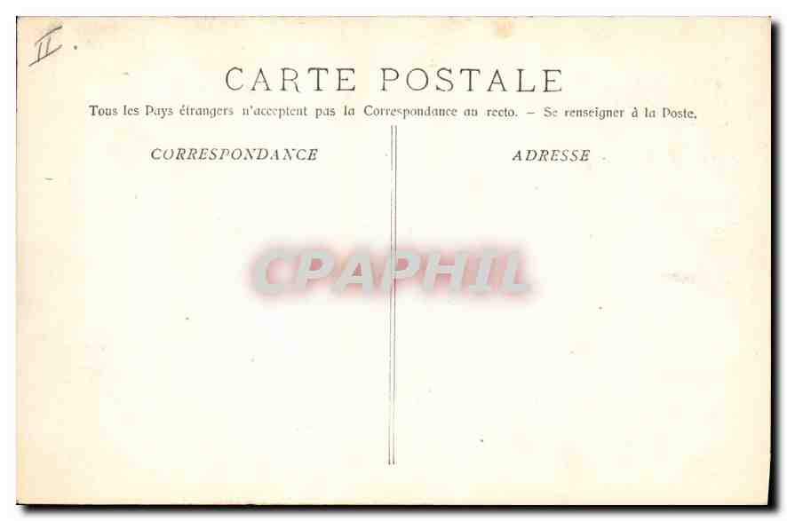CPA Vichy Nouvel Etablissement Thermal  — Rückseite