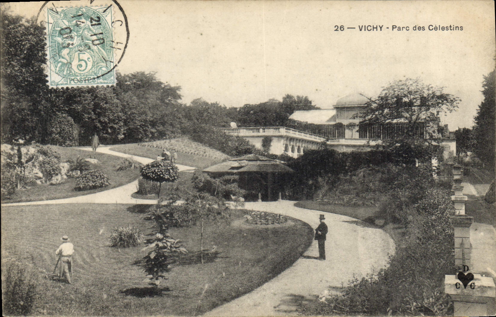 CPA Vichy Parc des Celestins 