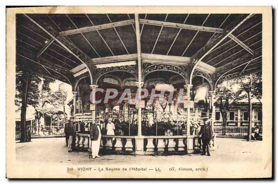 CPA Vichy La Source de l'Hopital 