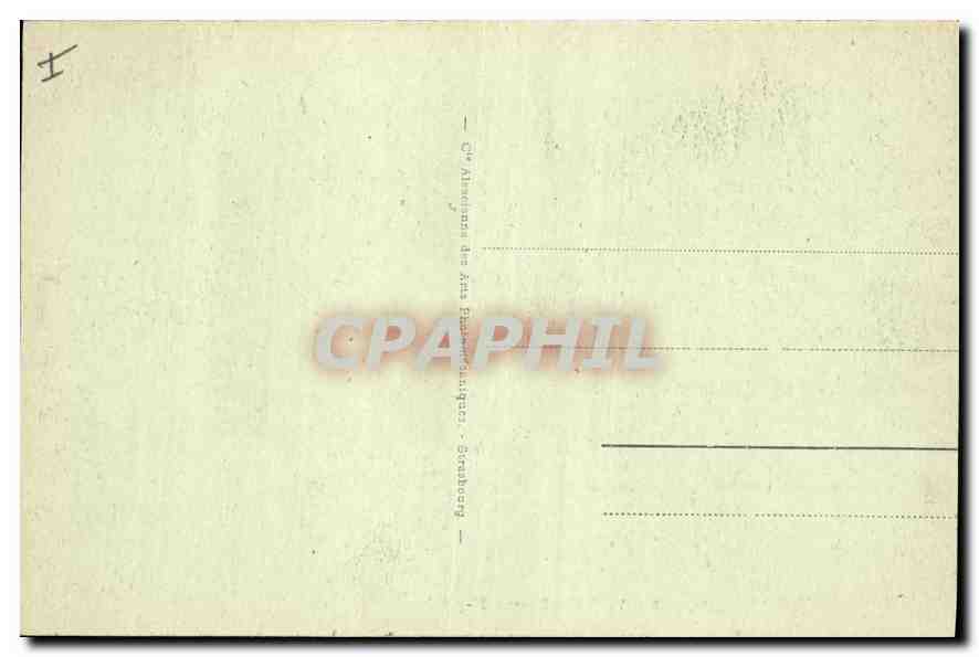 CPA Vichy Source Hopital  — Rückseite