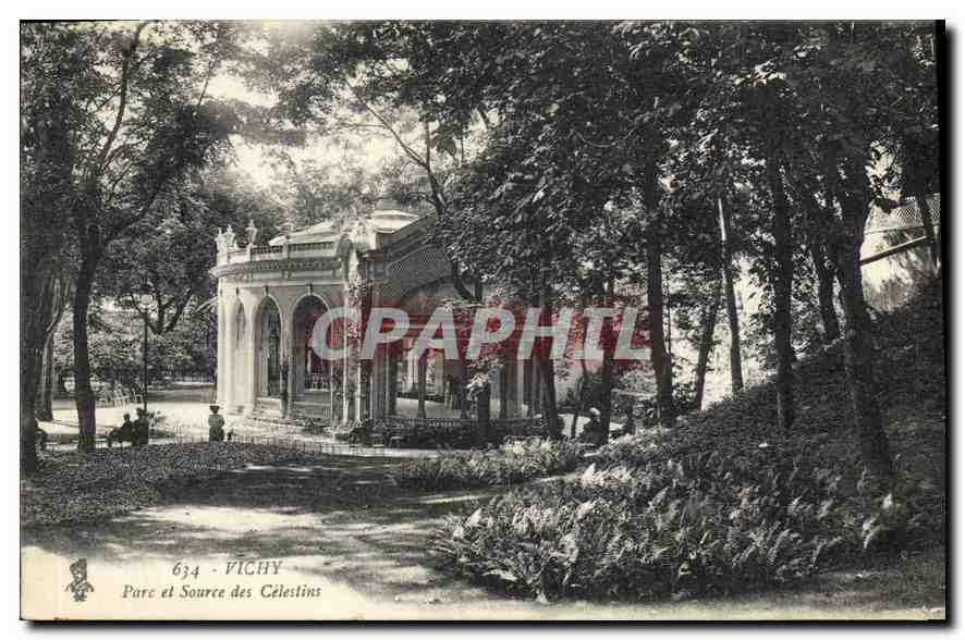 CPA Vichy Parc et Source des Celestins 
