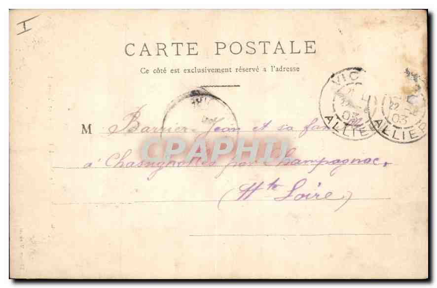 CPA Vichy Le nouvel Etablissement Thermal  — Verso