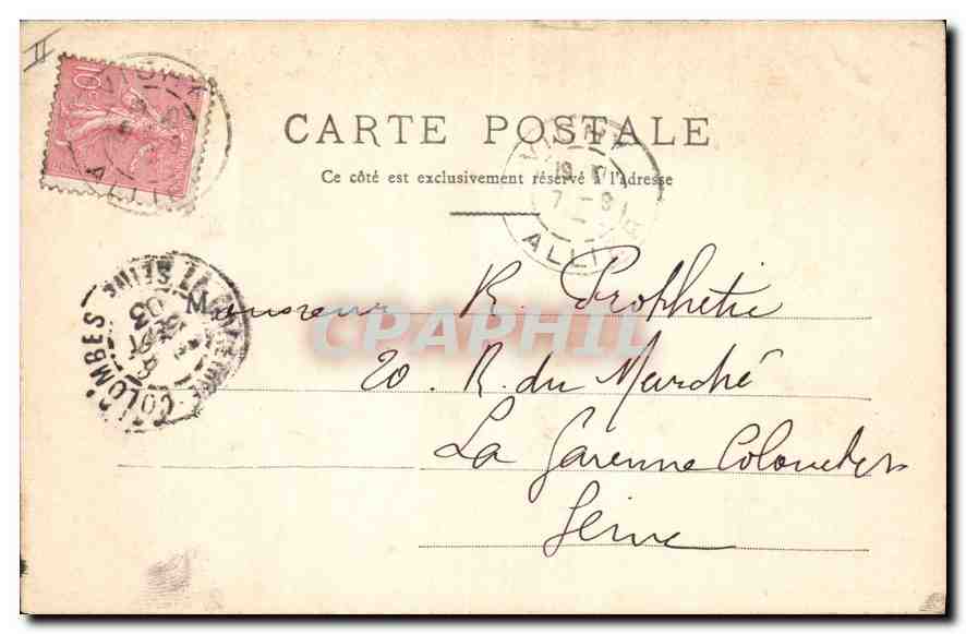 CPA Vichy Source Lardy  — Verso